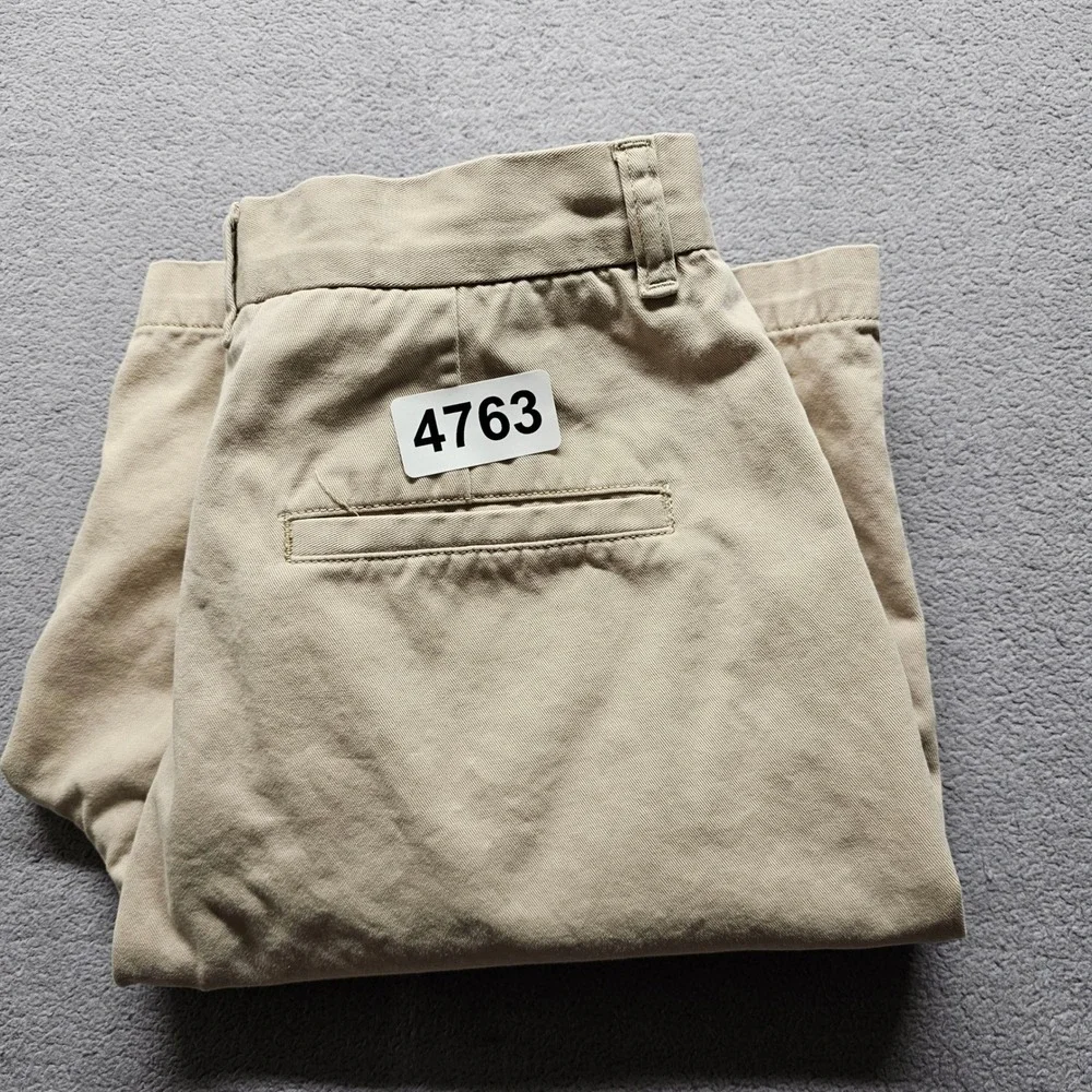 Lauren Ralph Lauren Chino Shorts Womens 10 Khaki Tan Cotton Preppy Classic Twill